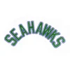 Seattle Seahawks Green Script Logo Patch
