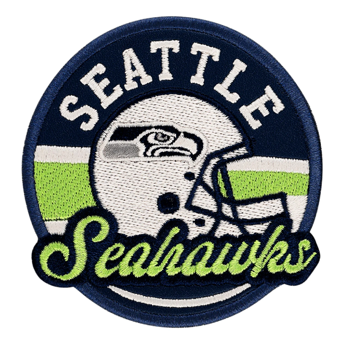 Seattle Seahawks Helmet Round Logo Patch