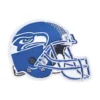 Seattle seahawks blue helmet logo embroidered patch