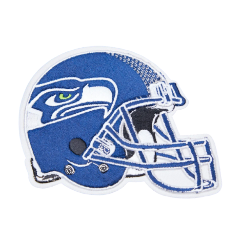 Seattle seahawks blue helmet logo embroidered patch