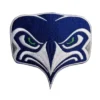 Seattle seahawks hawk head embroidered patch