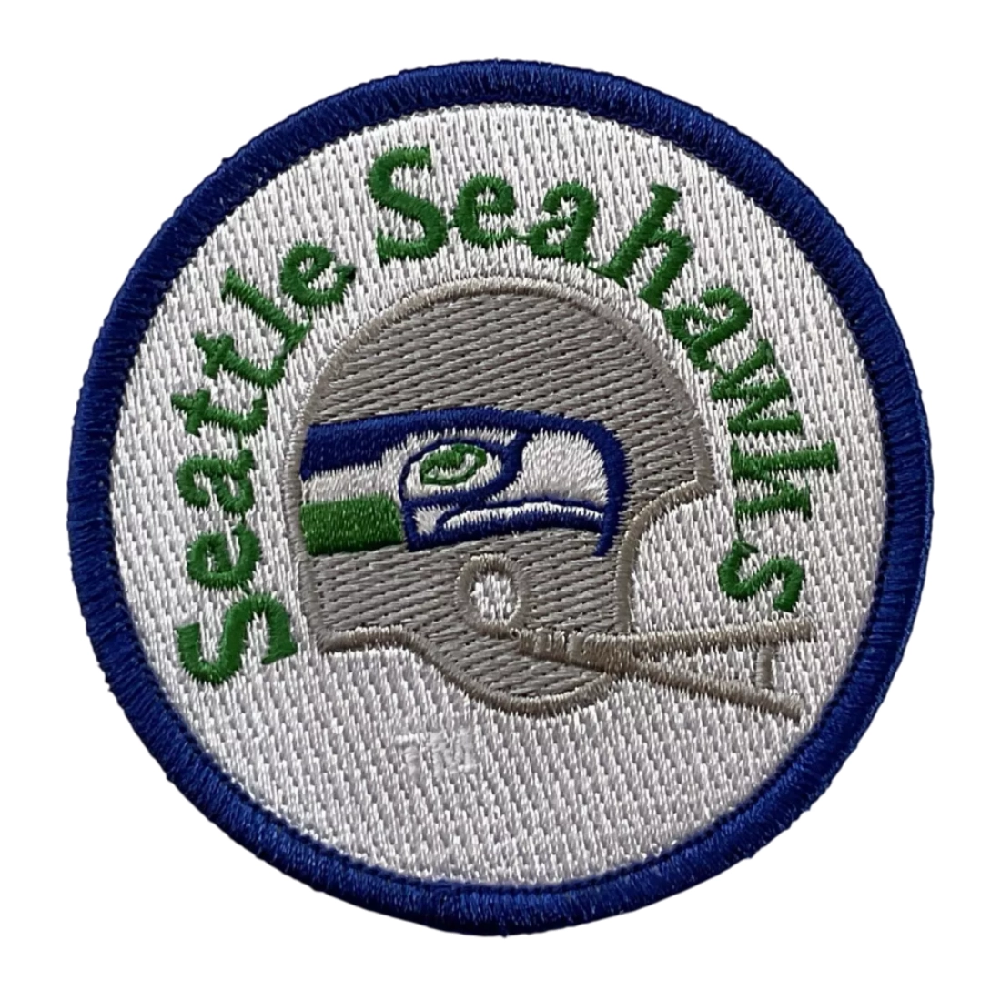 Seattle Seahawks Round Helmet Logo Patch