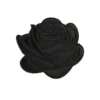 Minimalist Black Rose Patch