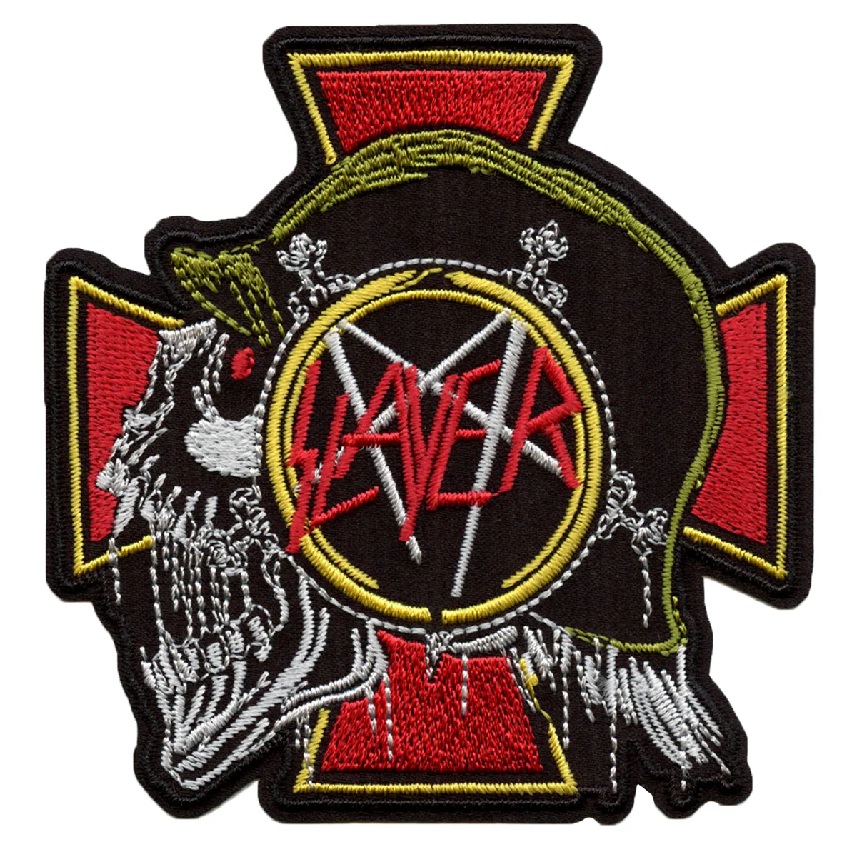 Slayer Skull Iron Cross Logo Patch