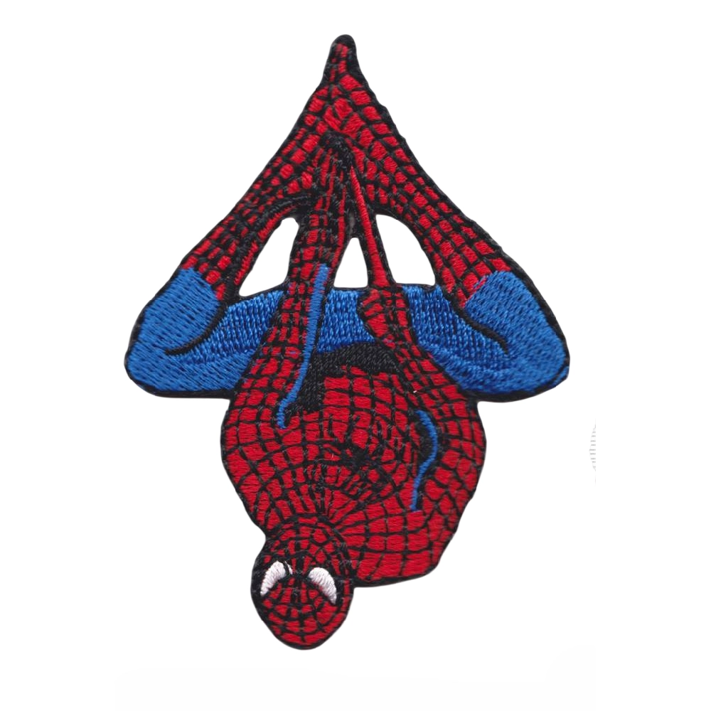 Spider-Man Upside Down Hanging Patch