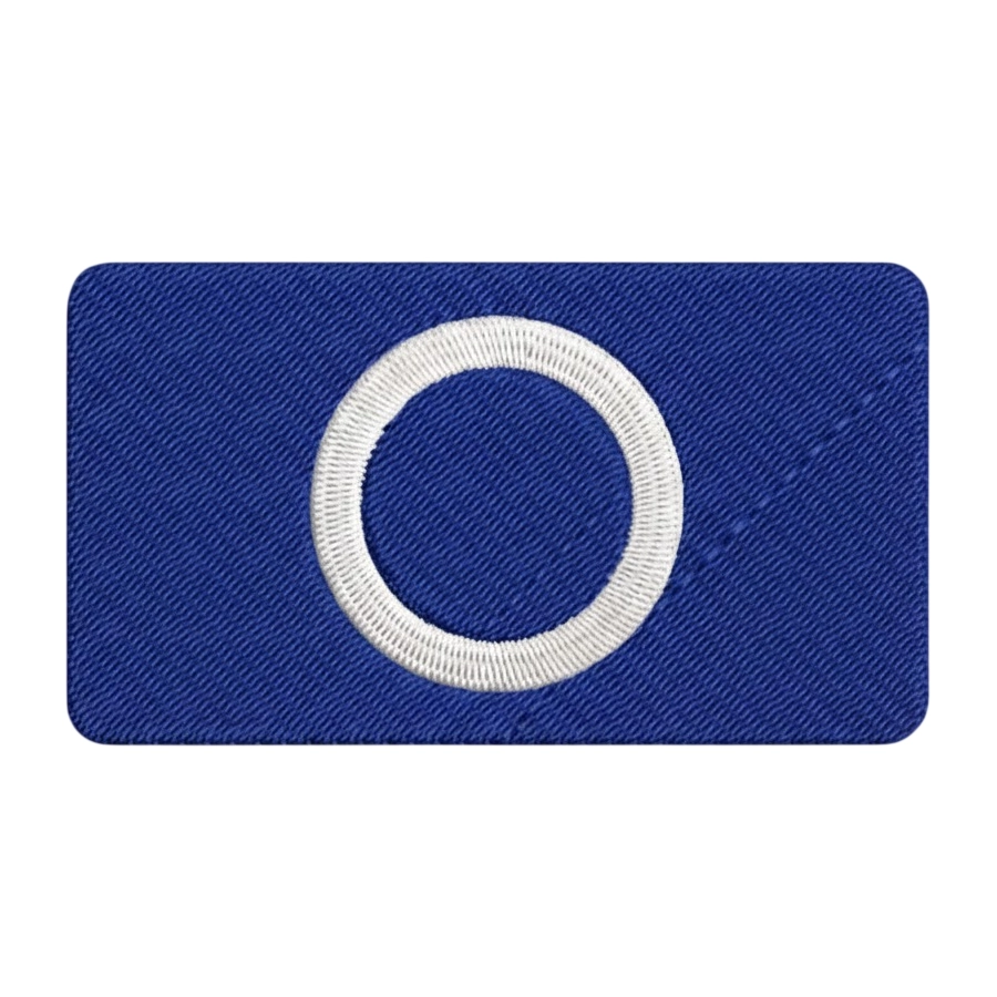 Squid Game Blue O Patch