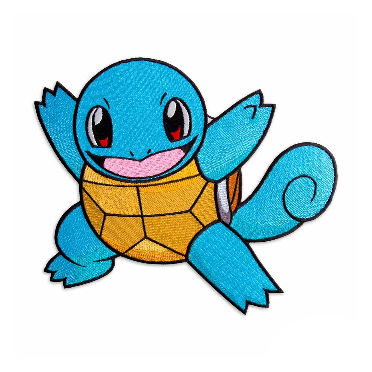 Squirtle happy pose embridered patch
