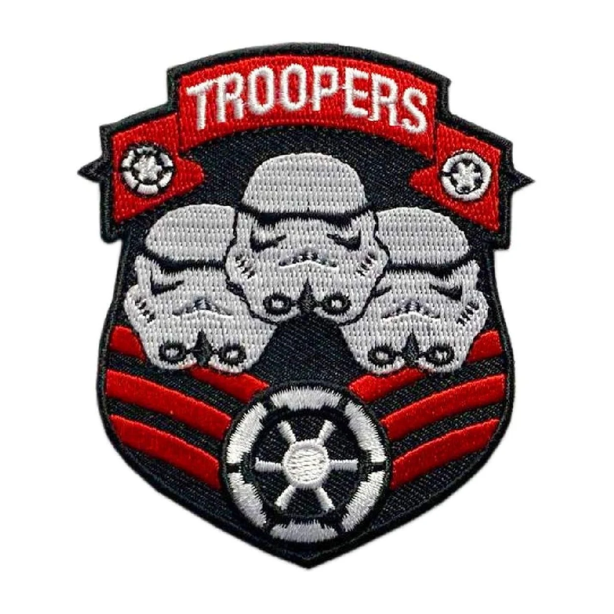 Star wars imperial troopers shield embroidered patch