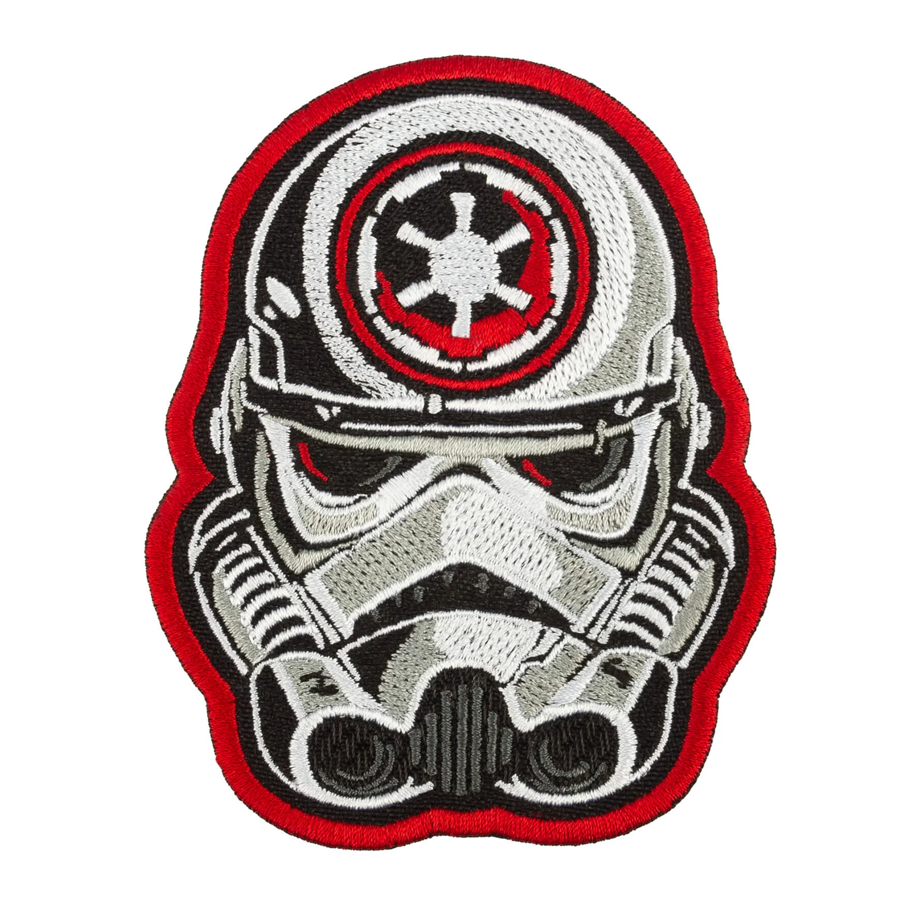 Star wars stormtrooper helmet logo embroidered patch