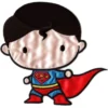 Superman Chibi embroidered patch