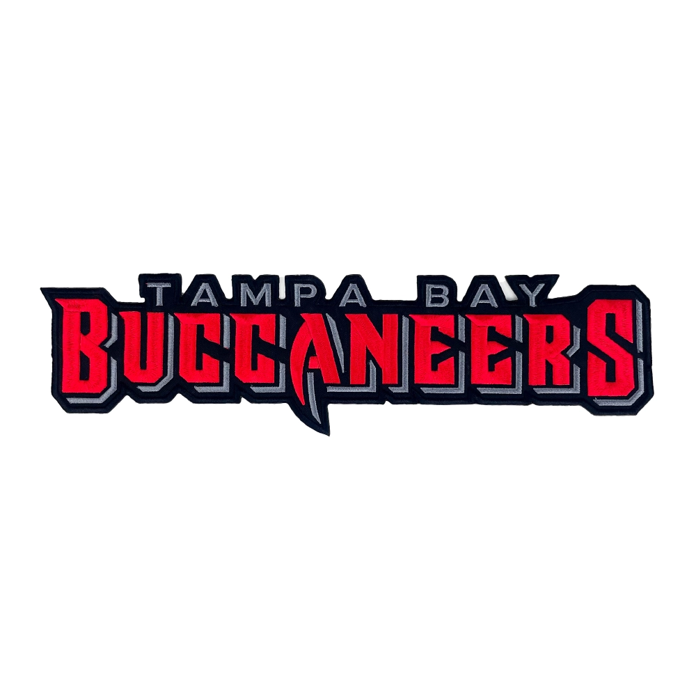 Tampa Bay Buccaneers Red/Black Wordmark Patch