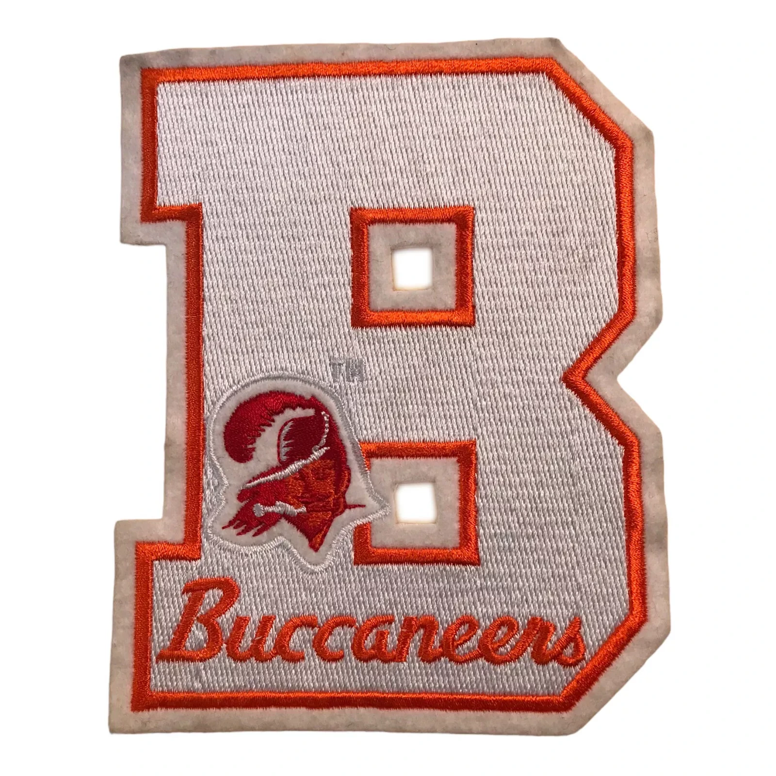 Tampa bay buccaneers vintage b letter patch