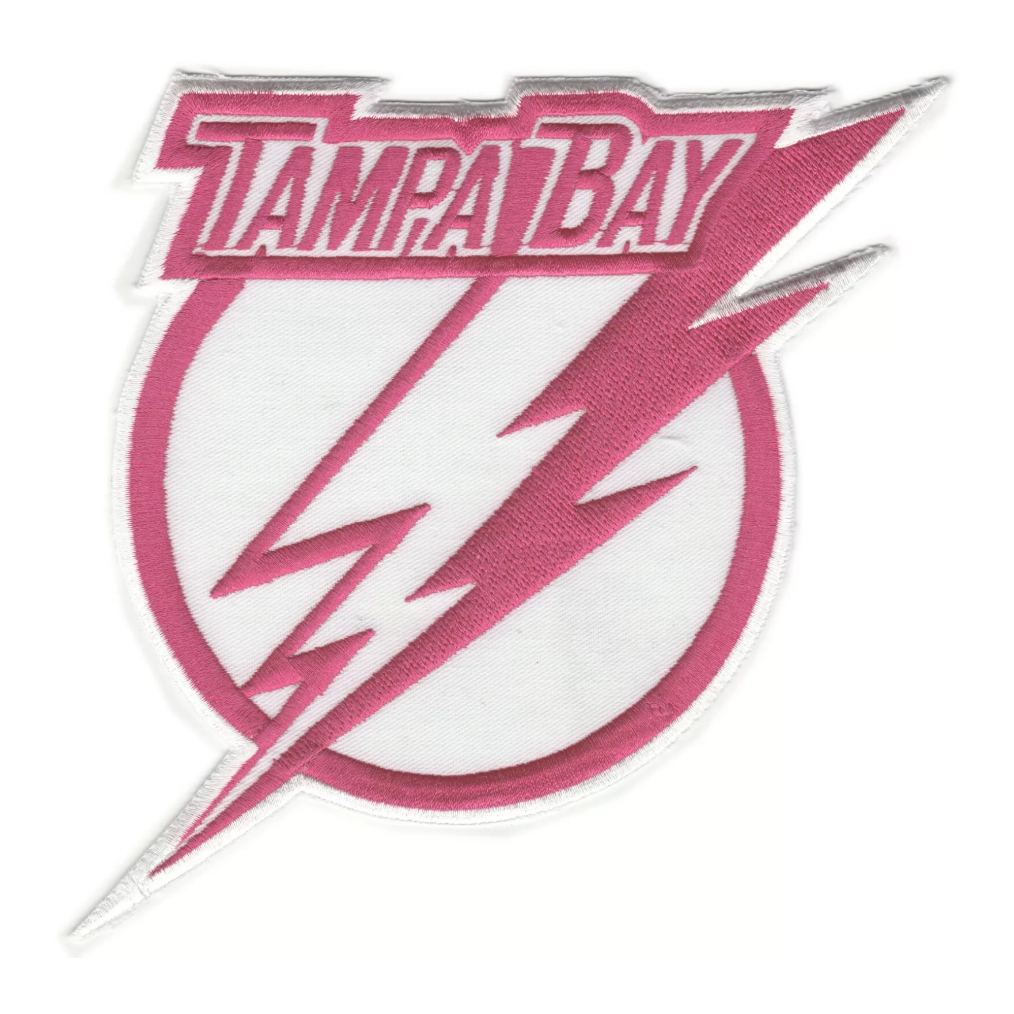 Tampa Bay Lightning Pink/White Logo Patch
