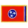 Tennessee state flag embroidered golden border patch