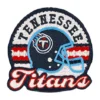 Tennessee titans helmet logo embroidered patch