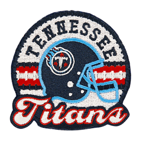 Tennessee titans helmet logo embroidered patch