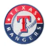 Texas rangers primary team circle logo embroidery patch
