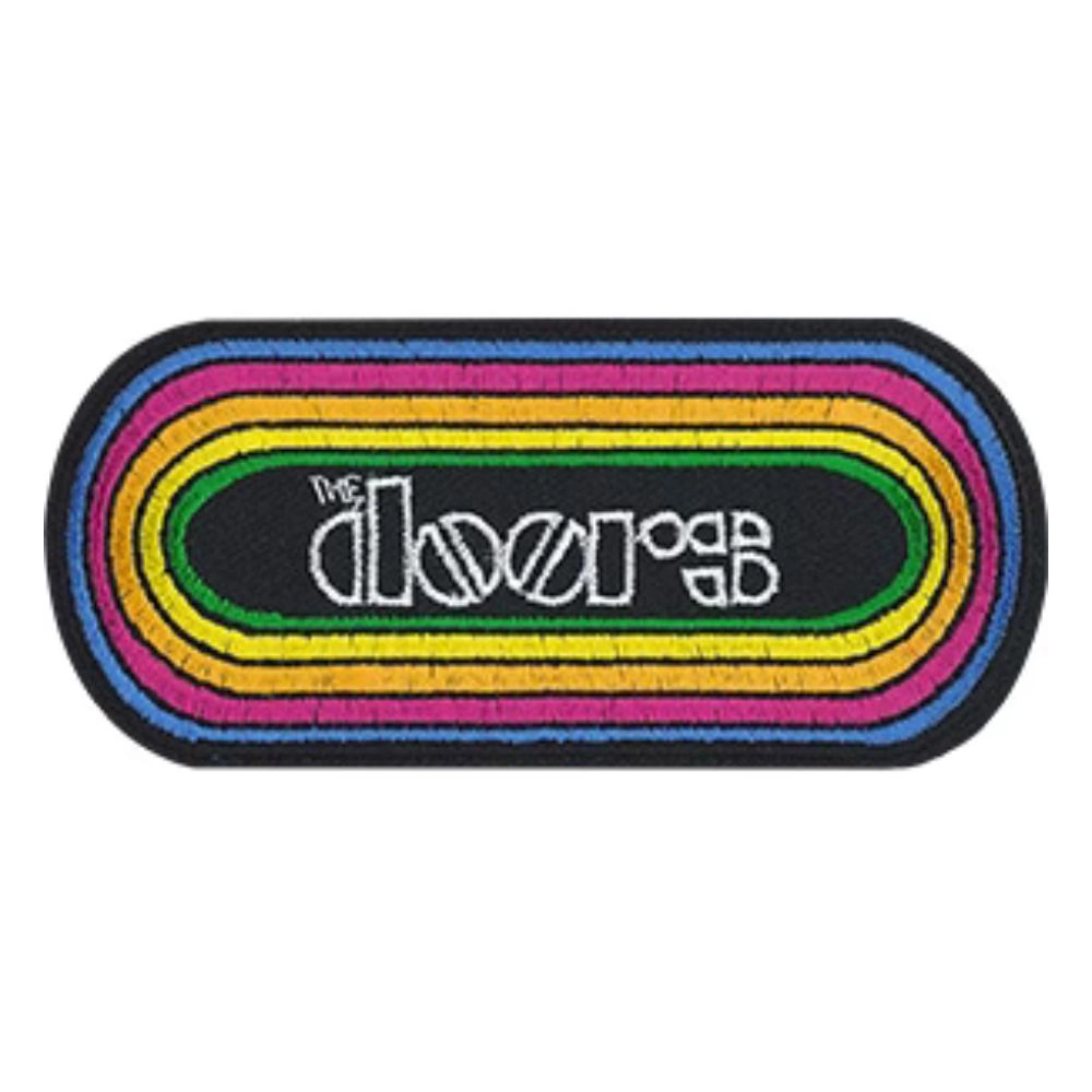 The doors rainbow logo patch