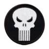 The Punisher Skull Round Logo Patch