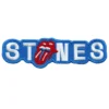 Rolling Stones Blue Wordmark Patch