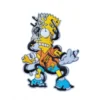 The simpsons bart cyborg patch