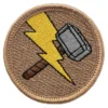 Thor mjolnir lightning circular patch