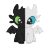 Night Fury and Light Fury Split Patch