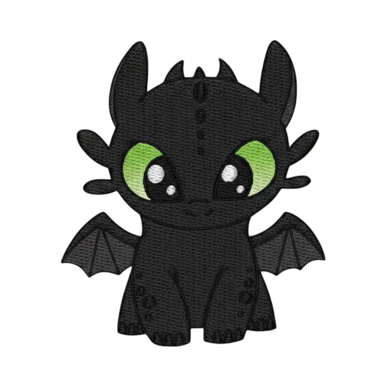 Toothless Chibi Sit Patch