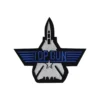 Top Gun Fighter Jet Logo Patch