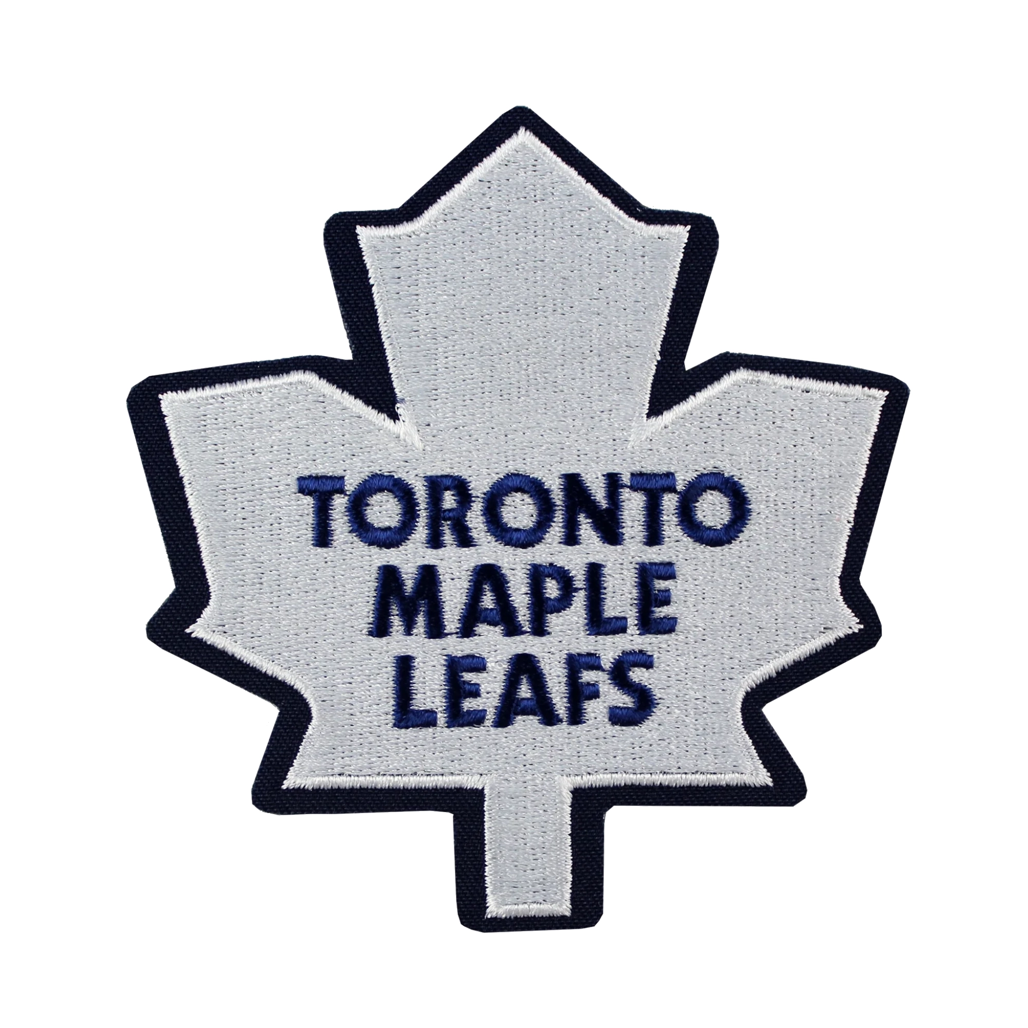 Toronto maple leafs silver retro embroidered patch