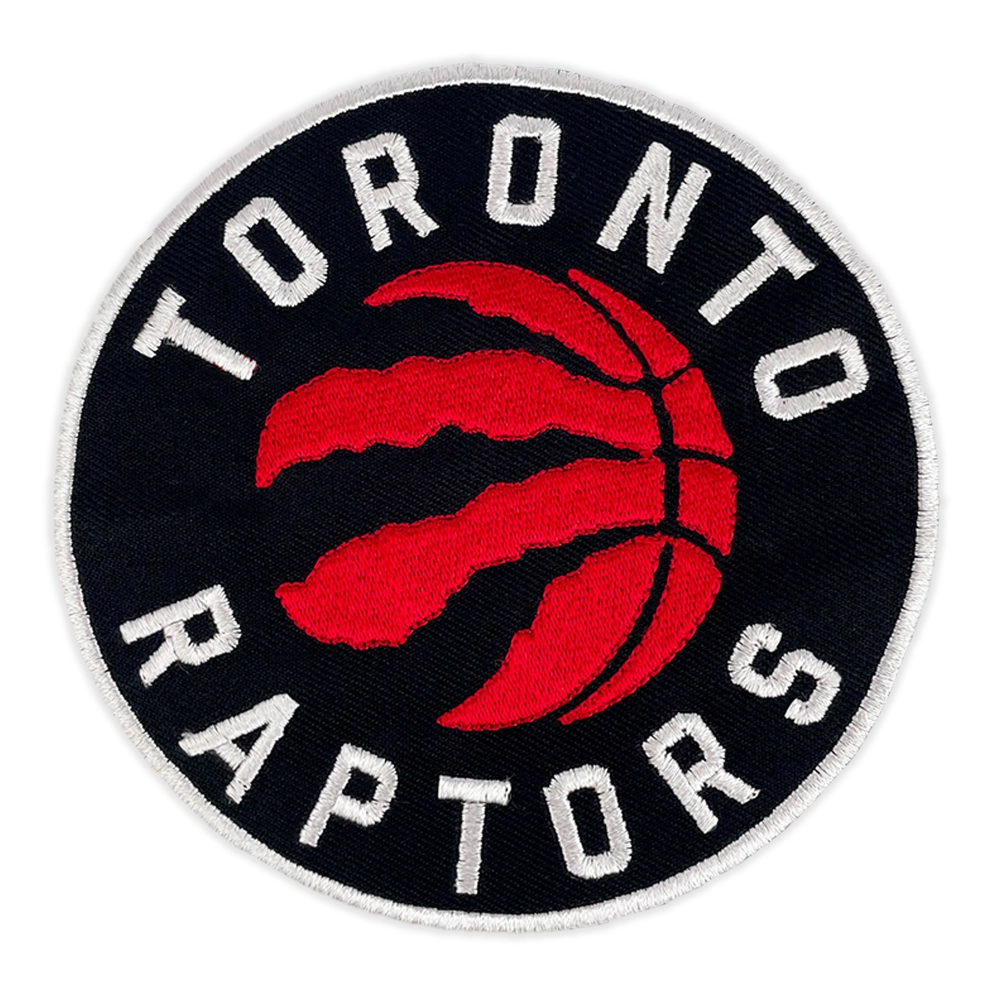 Toronto Raptors Red Basketball Claw Patch
