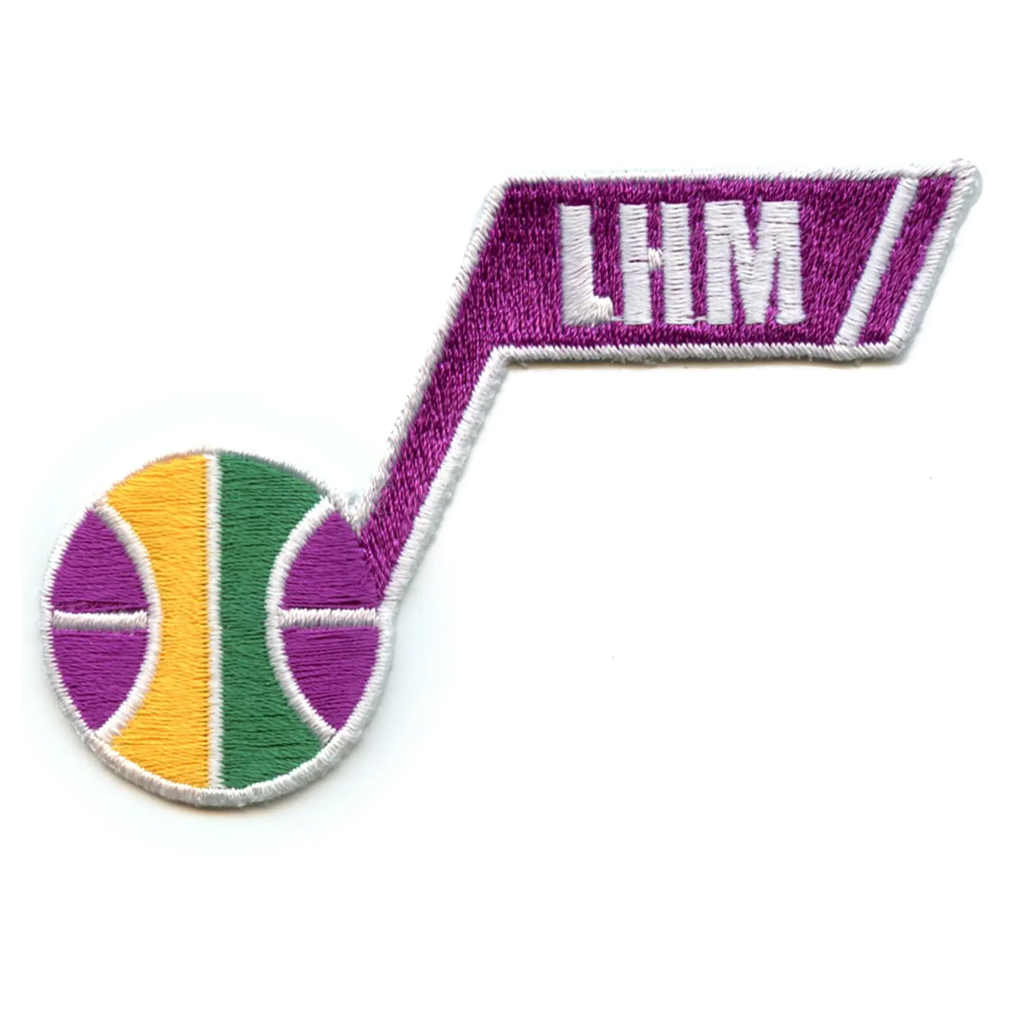 Utah Jazz LHM Note Logo Patch