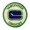 Vancouver Canucks Round Cream Retro Patch