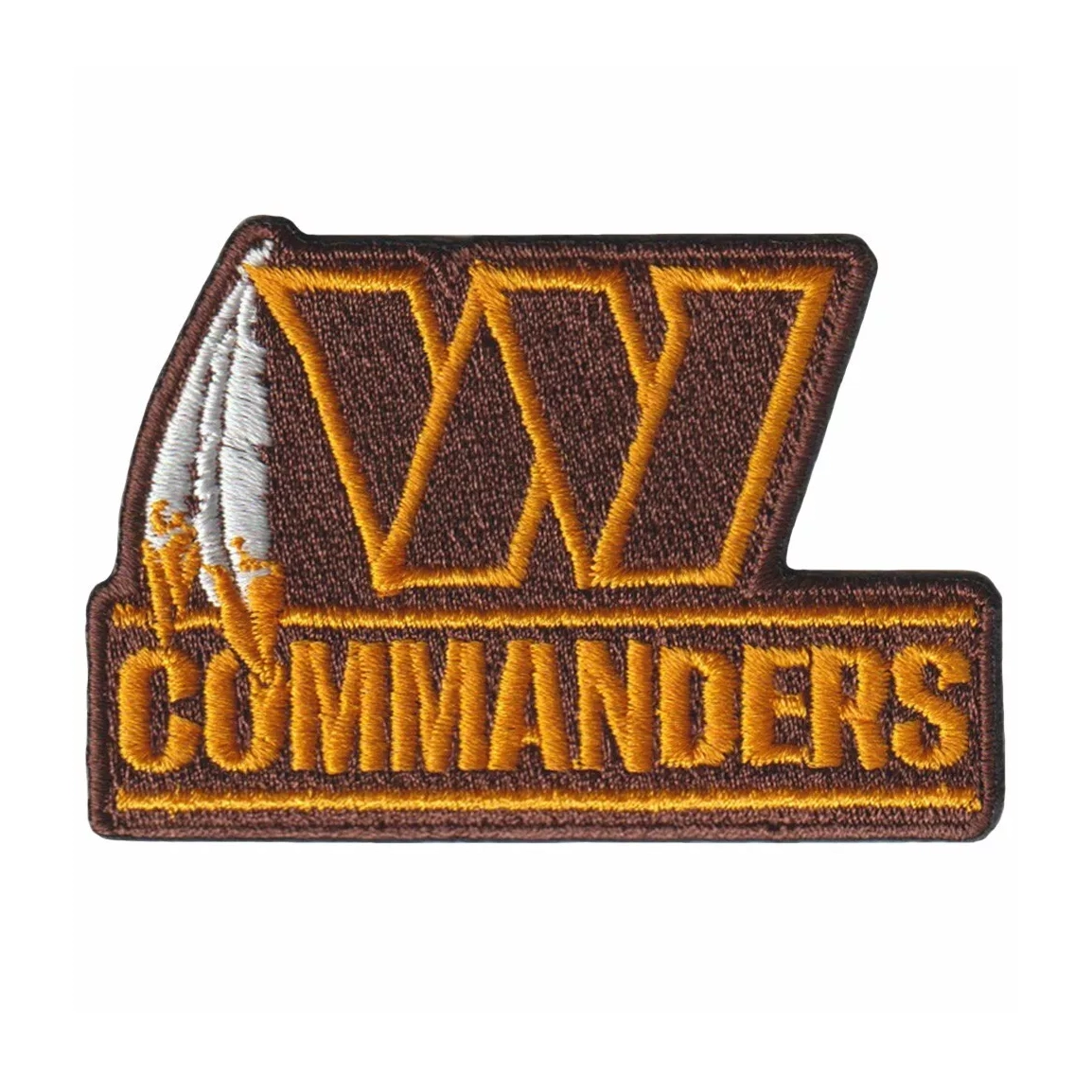 Washington commanders logo embroidered patch