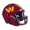 Washington Commanders Yellow W Helmet Patch