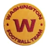 Washington football team round w embroidered patchpatch