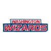 Washington wizards redblue text embroidered patch