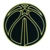 Washington wizards round logo blackgolden patch