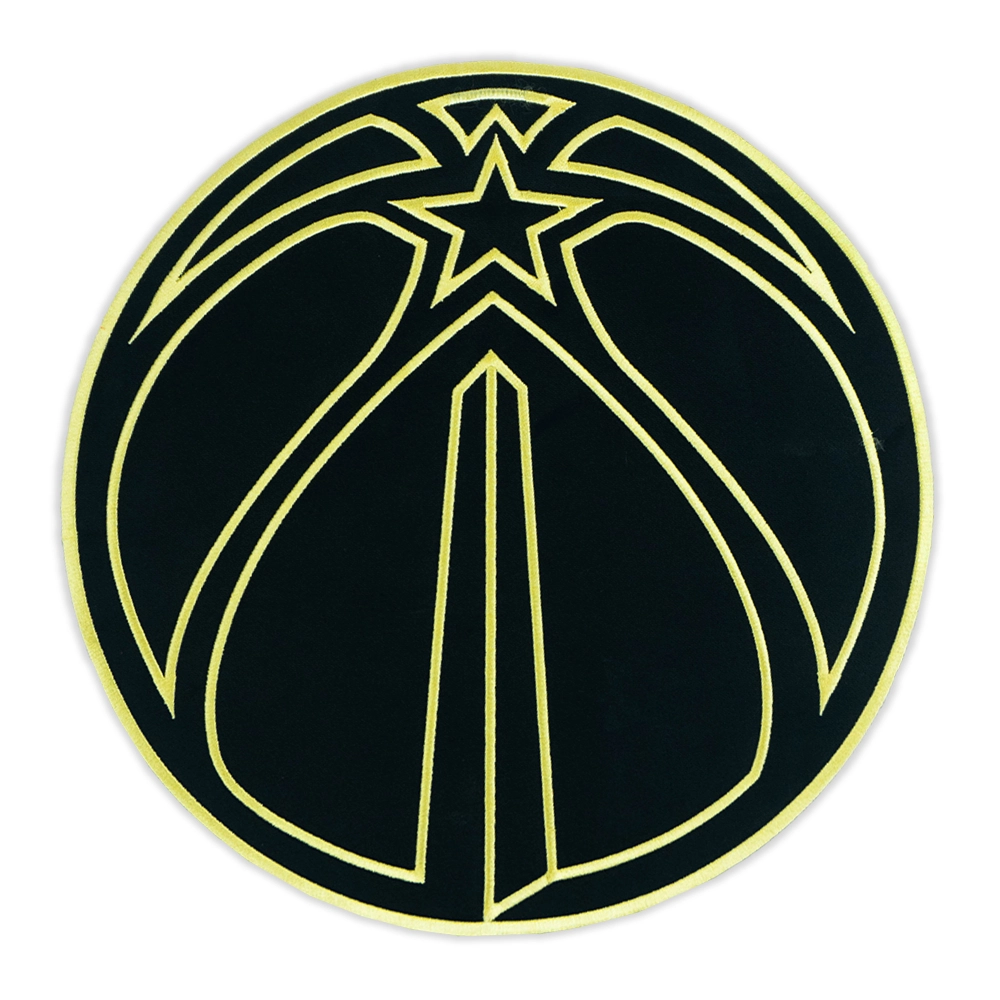 Washington wizards round logo blackgolden patch