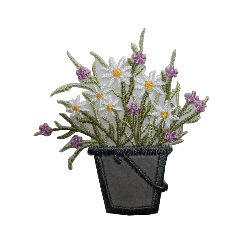 Daisy and Lavender Flower Patch